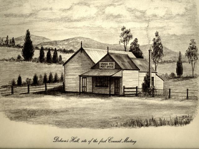 Dobsons Hall, Site of the first Knox council meeting
